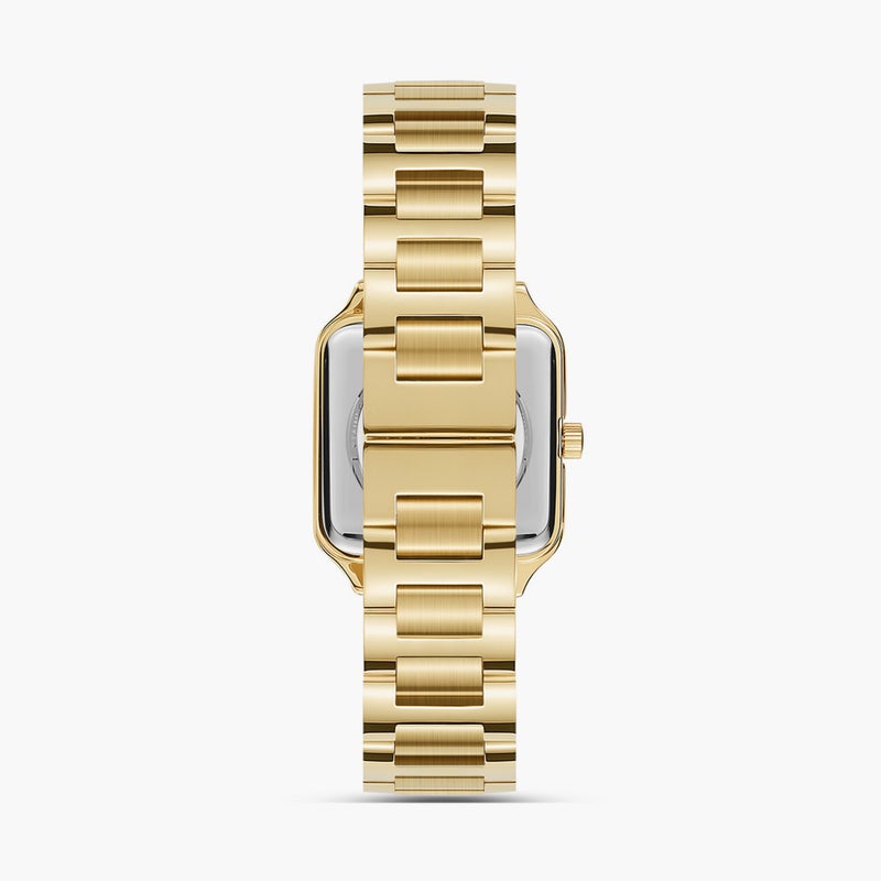 OMAX ساعة أنالوج ذهبية للنساء - Image 3